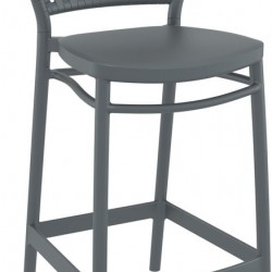 PORTOFINO 65εκ. ΣΚΑΜΠΟ DARK GREY ΠΟΛ/ΝΙΟΥ 48X52X96εκ.