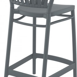 PORTOFINO 65εκ. ΣΚΑΜΠΟ DARK GREY ΠΟΛ/ΝΙΟΥ 48X52X96εκ.