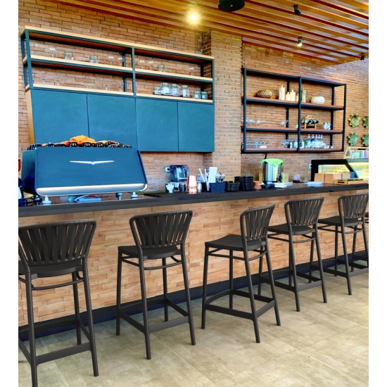 PORTOFINO 65εκ. ΣΚΑΜΠΟ BLACK ΠΟΛ/ΝΙΟΥ 48X52X96εκ.