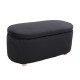 FOSTER ΣΚΑΜΠΟ VELVET BLACK ΜΕ ΑΠΟΘ. ΧΩΡΟ 99Χ45X45εκ.