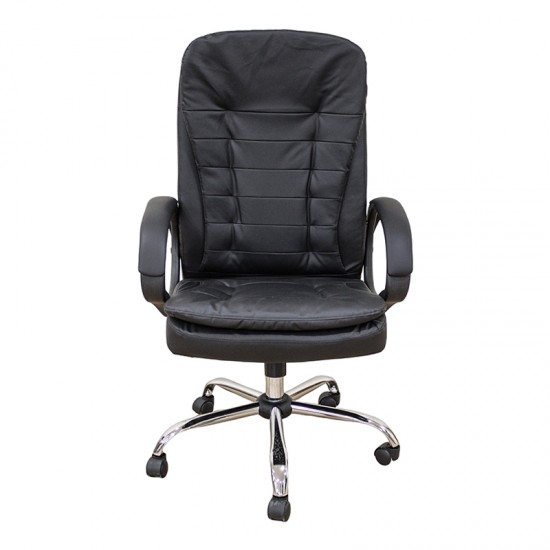 A9938 ΜΑΥΡΟ PVC ΠΟΛΥΘΡΟΝΑ ΓΡΑΦΕΙΟΥ 67Χ65Χ52-112/62-121εκ.