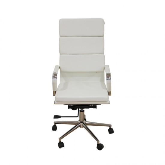 A9944 ΛΕΥΚΟ PU ΠΟΛΥΘΡΟΝΑ ΓΡΑΦΕΙΟΥ 55X60X51-115/61-125εκ.