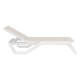 RIO PRO ΞΑΠΛΩΣΤΡΑ WHITE/TAUPE ΠΟΛ/ΝΙΟΥ 190X70X33εκ.