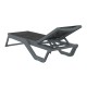 RIO PRO ΞΑΠΛΩΣΤΡΑ DARK GREY/BLACK ΠΟΛ/ΝΙΟΥ 190X70X33εκ.