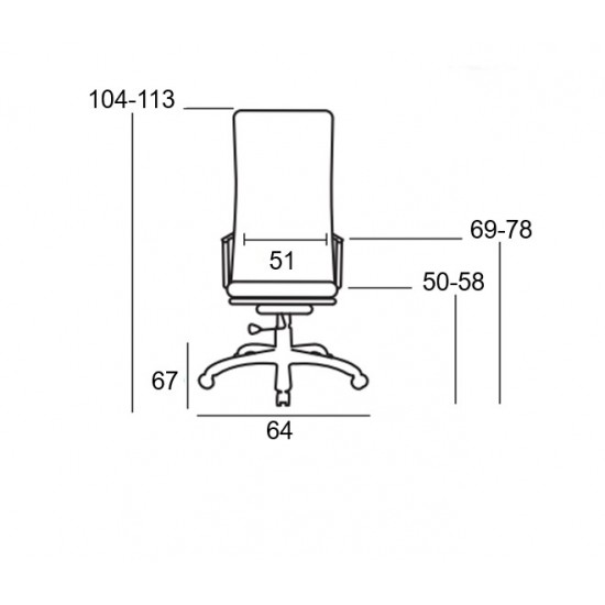 A9949 ΜΑΥΡΟ PVC ΠΟΛΥΘΡ./ΜΕ ΥΠΟΠΟΔΙΟ 64Χ67Χ50-104/58-113εκ.