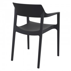 TULUM BLACK ΠΟΛΥΘΡΟΝΑ ΠΟΛ/ΝΙΟΥ 55X52X79εκ.