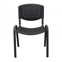 MILOS PP ΜΑΥΡΟ ΚΑΡΕΚΛΑ ΒΑΦΗΣ 55X57X80.5εκ.