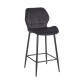 DYLAN BLACK VELVET ΥΦΑΣΜΑ 65εκ. ΣΚΑΜΠΟ ΜΕΤΑΛΛΙΚΟ 46X45X65-95εκ.