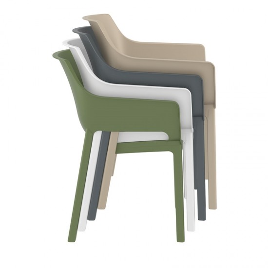 DORA DARK GREY ΠΟΛΥΘΡΟΝΑ ΠΟΛ/ΝΙΟΥ 58X59X80εκ.