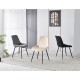 BONY BEIGE VELVET ΥΦΑΣΜΑ ΚΑΡΕΚΛΑ ΜΕΤΑΛΛΙΚΗ 51X58X87εκ.