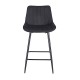 REPO BLACK VELVET ΥΦΑΣΜΑ 66εκ. ΣΚΑΜΠΟ ΜΕΤΑΛΛΙΚΟ 48X49X66-96εκ.