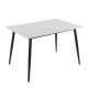 LOBY CERAMIC WHITE MARBLE 120Χ80Χ75εκ. ΤΡΑΠΕΖΙ