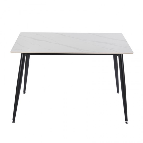 LOBY CERAMIC WHITE MARBLE 120Χ80Χ75εκ. ΤΡΑΠΕΖΙ