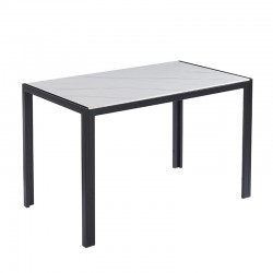 EVELYN CERAMIC WHITE MARBLE 120Χ70Χ75εκ. ΤΡΑΠΕΖΙ
