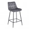ERMINA GREY VELVET ΥΦΑΣΜΑ 64εκ. ΣΚΑΜΠΟ ΜΕΤΑΛΛΙΚΟ 49X50X64-94εκ.