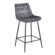 ERMINA GREY VELVET ΥΦΑΣΜΑ 64εκ. ΣΚΑΜΠΟ ΜΕΤΑΛΛΙΚΟ 49X50X64-94εκ.