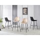 ERMINA GREY VELVET ΥΦΑΣΜΑ 64εκ. ΣΚΑΜΠΟ ΜΕΤΑΛΛΙΚΟ 49X50X64-94εκ.