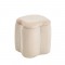FIONA ΣΚΑΜΠΟ VELVET BEIGE ΜΕ ΑΠΟΘ. ΧΩΡΟ 30X30X34εκ.