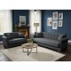 VAVEL DARK GREY ΥΦΑΣΜΑ 2ΘΕΣΙΟΣ ΚΑΝΑΠΕΣ/ΚΡΕΒΑΤΙ ΜΕ ΑΠΟΘ.ΧΩΡΟ 156Χ85Χ80εκ.