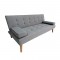 MERYL LIGHT GREY ΥΦΑΣΜΑ ΚΑΝΑΠΕΣ ΚΡΕΒΑΤΙ 170X81X74εκ.