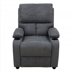 SUNDAY MASSAGE ΠΟΛΥΘΡΟΝΑ GREY ΥΦΑΣΜΑ 78Χ89Χ106εκ.