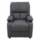 SUNDAY MASSAGE ΠΟΛΥΘΡΟΝΑ GREY ΥΦΑΣΜΑ 78Χ89Χ106εκ.