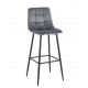 NORA GREY VELVET ΥΦΑΣΜΑ 75εκ. ΣΚΑΜΠΟ ΜΕΤΑΛΛΙΚΟ 45X42X75-110εκ.
