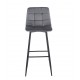 NORA GREY VELVET ΥΦΑΣΜΑ 75εκ. ΣΚΑΜΠΟ ΜΕΤΑΛΛΙΚΟ 45X42X75-110εκ.
