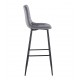 NORA GREY VELVET ΥΦΑΣΜΑ 75εκ. ΣΚΑΜΠΟ ΜΕΤΑΛΛΙΚΟ 45X42X75-110εκ.