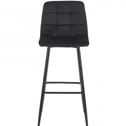 NORA BLACK VELVET ΥΦΑΣΜΑ 75εκ. ΣΚΑΜΠΟ ΜΕΤΑΛΛΙΚΟ 45X42X75-110εκ.