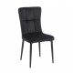 SELIN BLACK VELVET ΥΦΑΣΜΑ ΚΑΡΕΚΛΑ ΜΕΤΑΛΛΙΚΗ 46X54X91εκ.