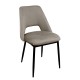 MADISON CAPPUCCINO VELVET ΥΦΑΣΜΑ ΚΑΡΕΚΛΑ ΜΕΤΑΛΛΙΚΗ 45X54X83εκ.