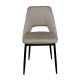 MADISON CAPPUCCINO VELVET ΥΦΑΣΜΑ ΚΑΡΕΚΛΑ ΜΕΤΑΛΛΙΚΗ 45X54X83εκ.