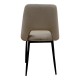 MADISON CAPPUCCINO VELVET ΥΦΑΣΜΑ ΚΑΡΕΚΛΑ ΜΕΤΑΛΛΙΚΗ 45X54X83εκ.