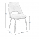 MADISON CAPPUCCINO VELVET ΥΦΑΣΜΑ ΚΑΡΕΚΛΑ ΜΕΤΑΛΛΙΚΗ 45X54X83εκ.