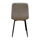 DORA CAPPUCCINO VELVET ΥΦΑΣΜΑ ΚΑΡΕΚΛΑ ΜΕΤΑΛΛΙΚΗ 45X53X86εκ.