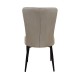 SELIN CAPPUCCINO VELVET ΥΦΑΣΜΑ ΚΑΡΕΚΛΑ ΜΕΤΑΛΛΙΚΗ 46X54X91εκ.
