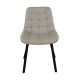 MIRA CAPPUCCINO VELVET ΥΦΑΣΜΑ ΚΑΡΕΚΛΑ ΜΕΤΑΛΛΙΚΗ 53X59X86εκ.