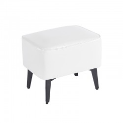 SAMI WHITE PU ΣΚΑΜΠΟ 40X30X34εκ.