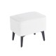 SAMI WHITE PU ΣΚΑΜΠΟ 40X30X34εκ.