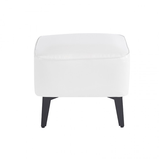 SAMI WHITE PU ΣΚΑΜΠΟ 40X30X34εκ.