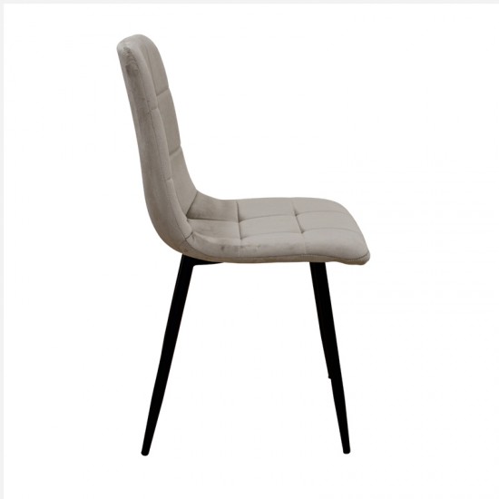 OSCAR CAPPUCCINO VELVET ΥΦΑΣΜΑ ΚΑΡΕΚΛΑ ΜΕΤΑΛΛΙΚΗ 43Χ51Χ90εκ.