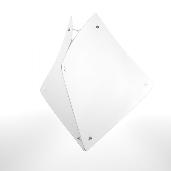 Φωτιστικό Κρεμαστό Zadar Μονόφωτο Λευκό (PP+PVC) Ε27 50x50x80cm