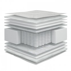 ΣΤΡΩΜΑ VELVET 3D Ημίδιπλο (CHIC STROM) 140x200x23cm