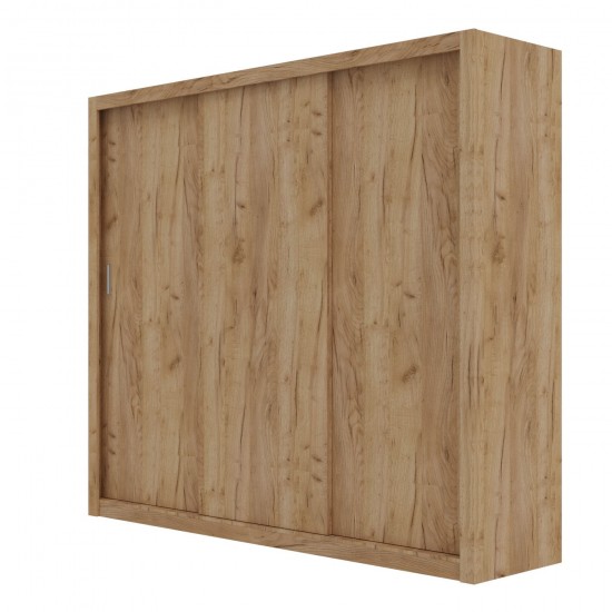 Ντουλάπα Grandio Χρυσό Δρυς 250x60x215cm