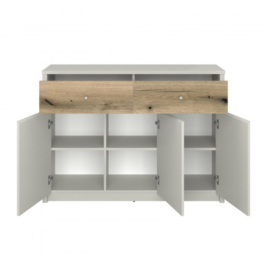 Μπουφές Karin Cashmere-Evoke Oak 126x36.5x91cm