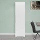 Στήλη Diamond1 pakoworld λευκό gloss 50x35x187εκ