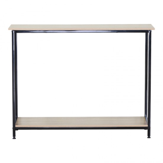 Κονσόλα Shima pakoworld 2τεμ. oak- μαύρο μέταλλο 106x35x81εκ