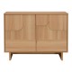 Μπουφές Jenfia pakoworld mdf σε φυσική απόχρωση 101,2x39x75,5εκ