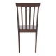 Καρέκλα Houston pakoworld rubberwood σε καρυδί απόχρωση 40x49x94εκ